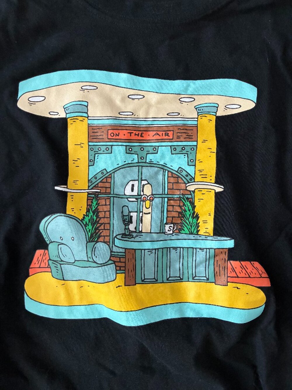 Nickelodeon Stick Stickly 90s Long Sleeve Graphic T-Shirt Nick Box Size S